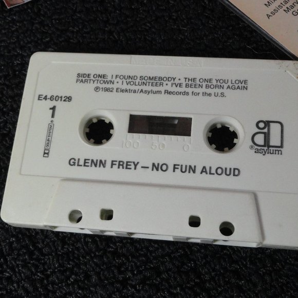 Glen  Frey No fun Allowed usic Cassette, Tested works. case has wear 1982 Music. - Picture 4 of 4